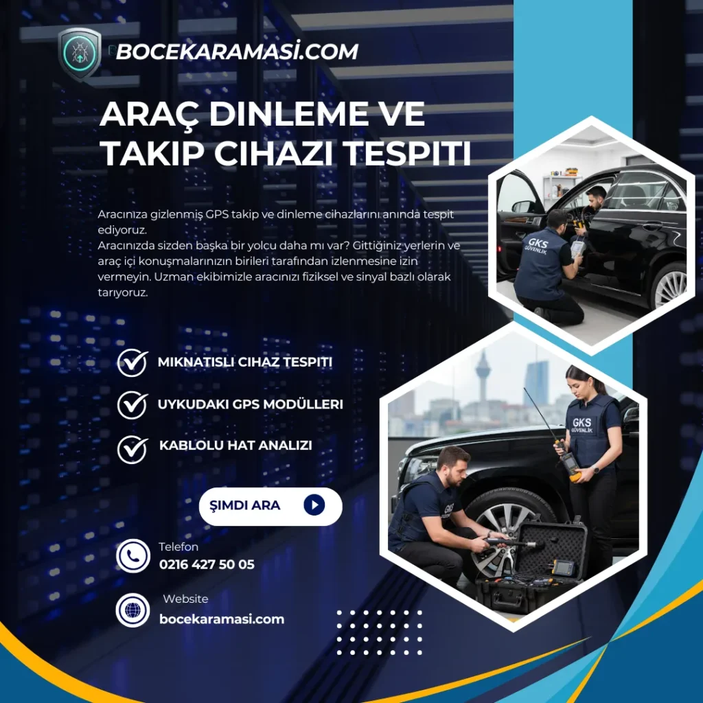 Böcek Araması – Casus Böcek Gizli Kamera Tespit