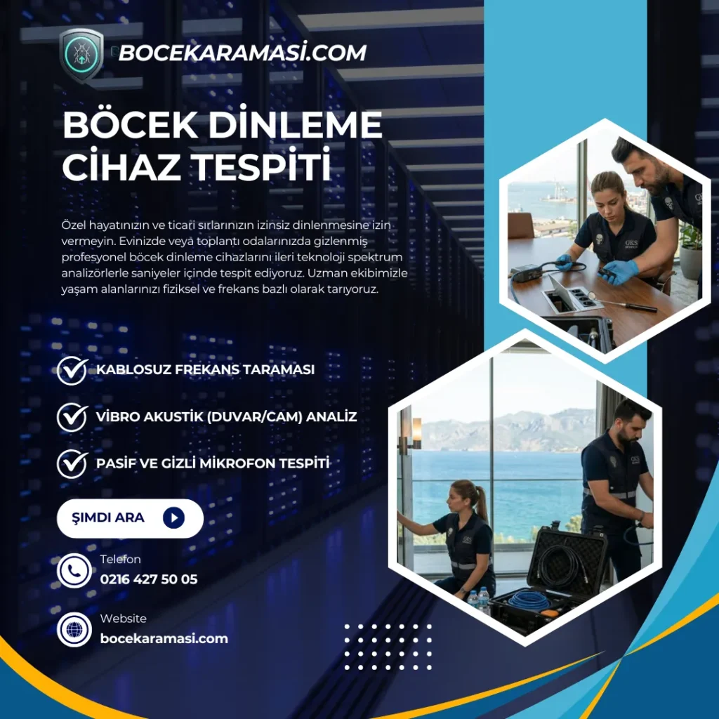 Böcek Araması – Casus Böcek Gizli Kamera Tespit