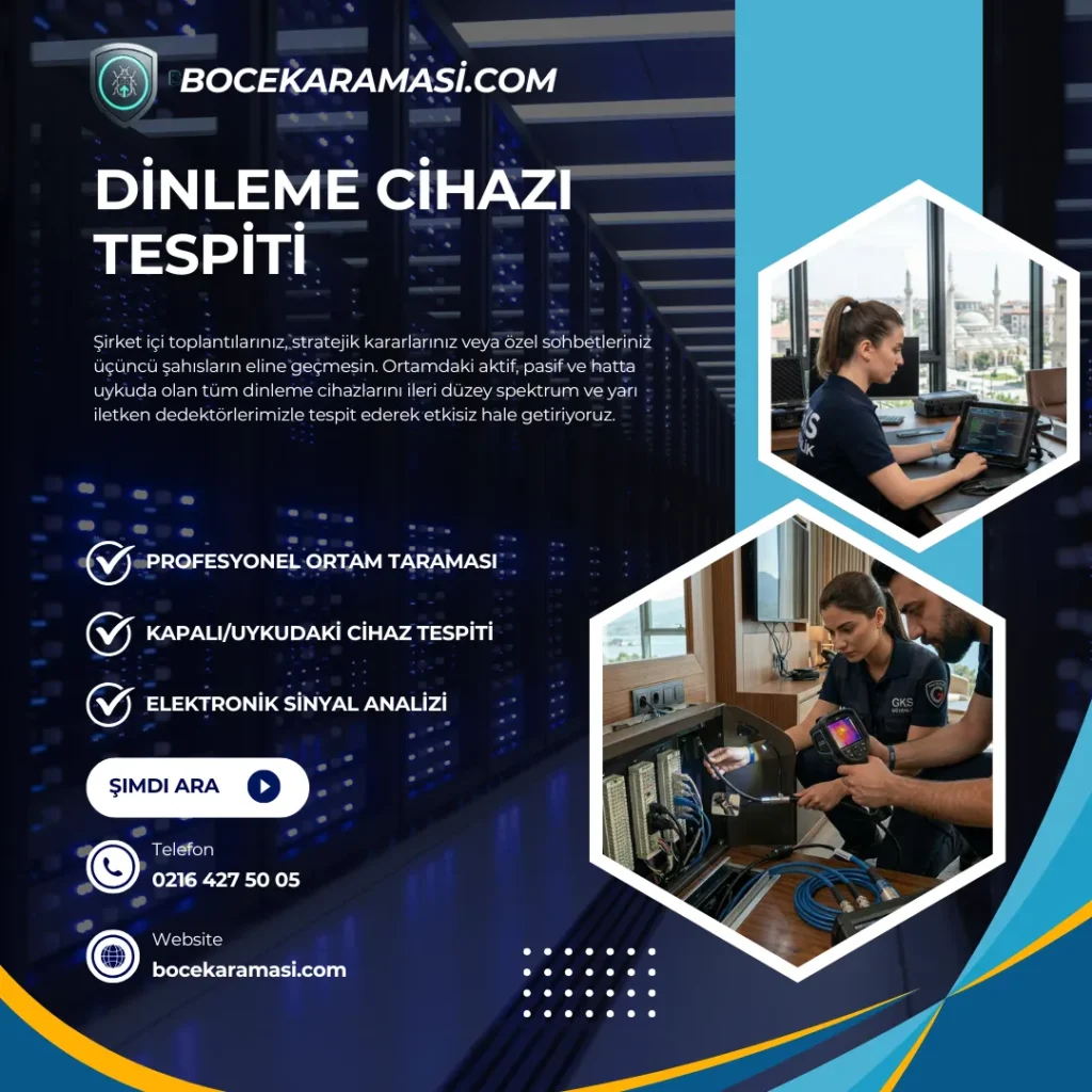 Böcek Araması – Casus Böcek Gizli Kamera Tespit