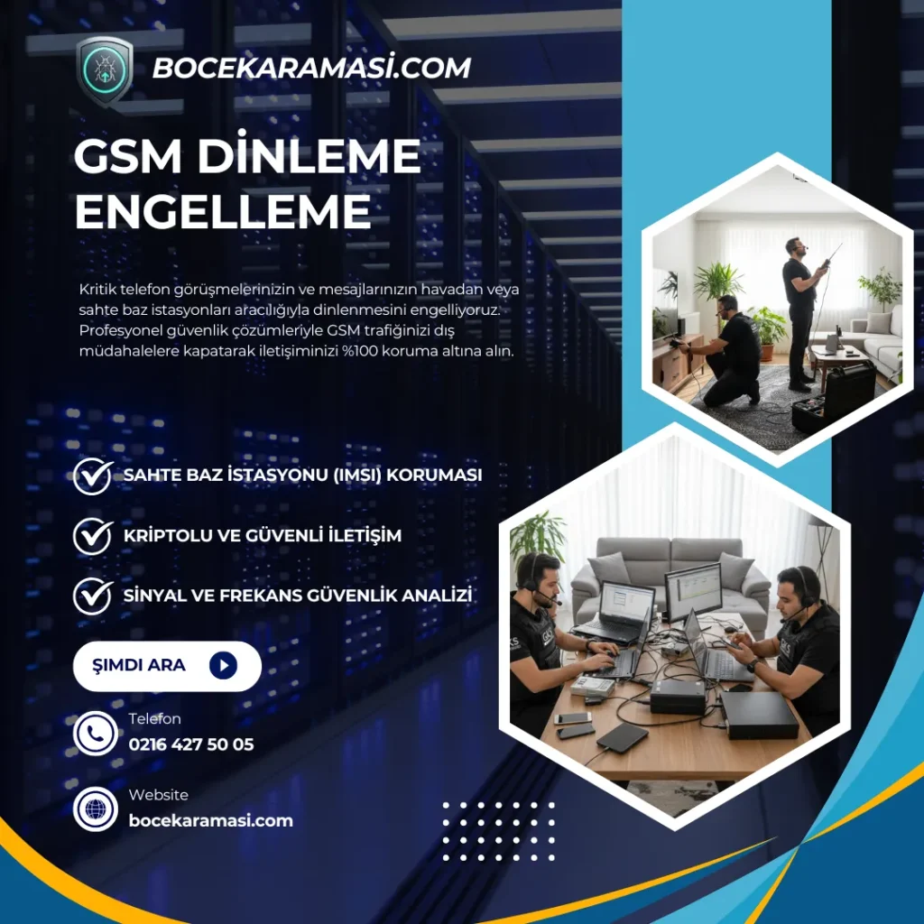 Böcek Araması – Casus Böcek Gizli Kamera Tespit